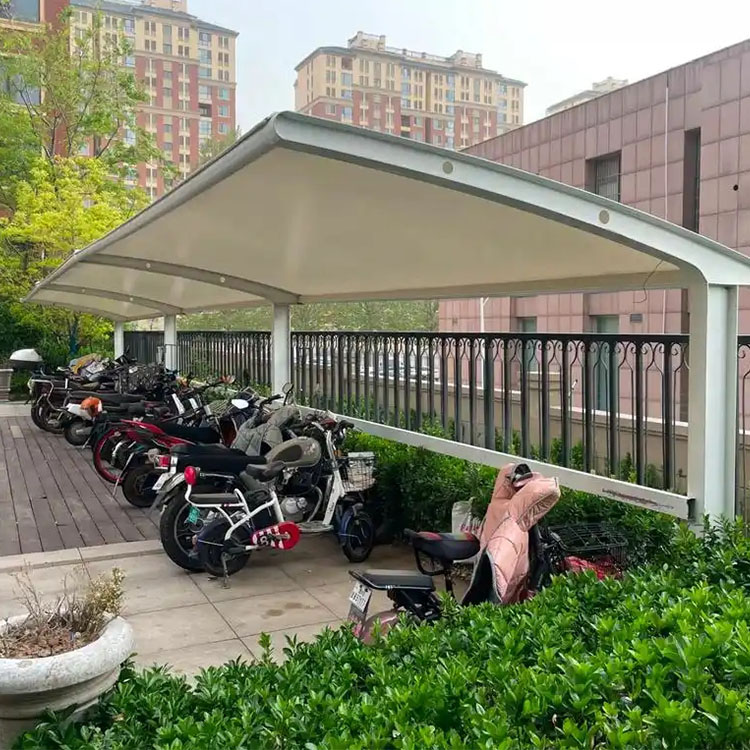 隆回县膜结构电动车棚